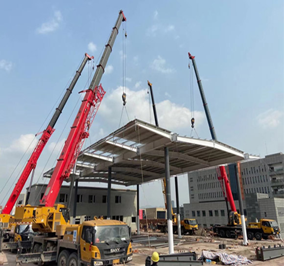 建瓯吊大型钢结构车棚